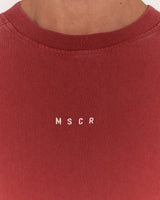 MEN'S BOXY TANK - FADED BRICK ICON