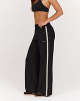 ICONIC WIDE LEG PANT - BLACK