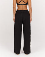 ICONIC WIDE LEG PANT - BLACK