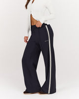 ICONIC WIDE LEG PANT - DEEP NAVY