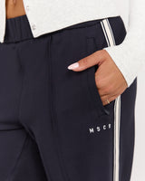 ICONIC WIDE LEG PANT - DEEP NAVY