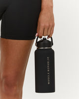 STUDIO 1L WATER BOTTLE - BLACK ICON