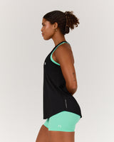 INTERVAL LONGLINE SINGLET - BLACK