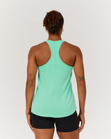 INTERVAL LONGLINE SINGLET - CYBER MINT