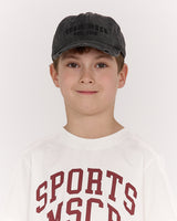 KIDS TEAM MSCR DISTRESSED CAP - FADED VOLCANO