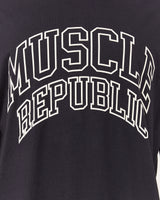 MEN'S BOXY TEE - MIDNIGHT NAVY LEAGUE