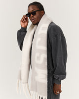 LEAGUE KNIT SCARF - CONCRETE