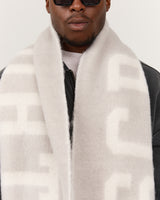 LEAGUE KNIT SCARF - CONCRETE