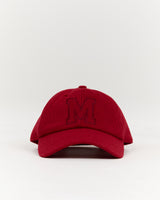 LEAGUE WOOL BLEND CAP - CRIMSON