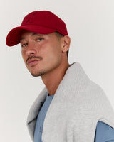 LEAGUE WOOL BLEND CAP - CRIMSON