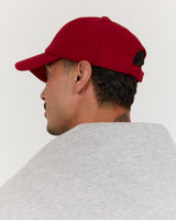 LEAGUE WOOL BLEND CAP - CRIMSON
