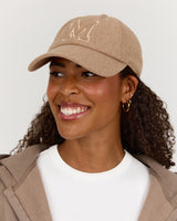 LEAGUE WOOL BLEND CAP - OATMEAL