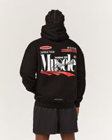 MEN'S OVERSIZED HOODIE - BLACK LEGACY