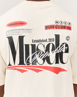 MEN'S OVERSIZED TEE - ANTIQUE WHITE LEGACY