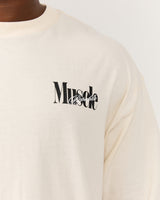 MEN'S OVERSIZED TEE - ANTIQUE WHITE LEGACY