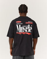 MEN'S OVERSIZED TEE - BLACK LEGACY