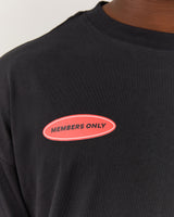 MEN'S OVERSIZED TEE - BLACK LEGACY