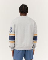 MEN'S RELAXED SWEAT - HEATHER MARLE LETTERMAN