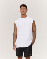 LIGHTWEIGHT OVERSIZED TANK - WHITE