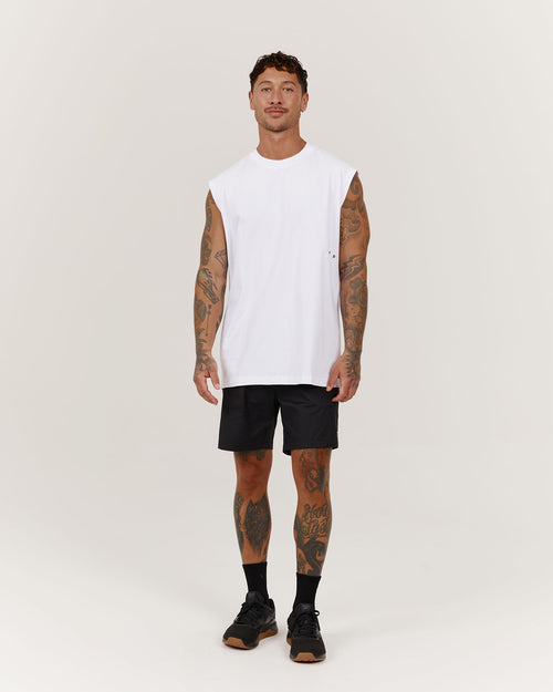 LIGHTWEIGHT OVERSIZED TANK - WHITE