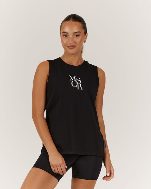 LOOSE TANK MSCR - BLACK