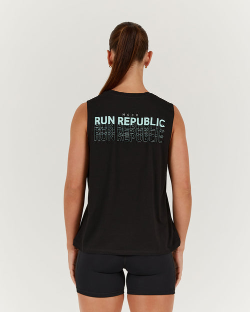 LOOSE TANK RUN REPUBLIC - BLACK