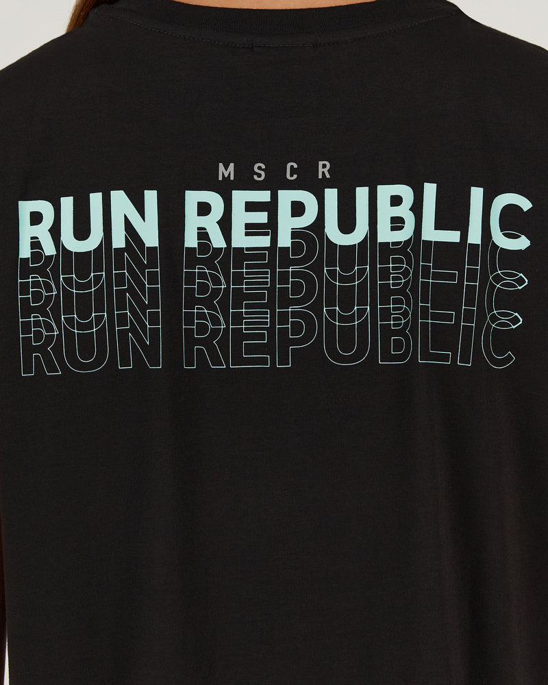 LOOSE TANK RUN REPUBLIC - BLACK