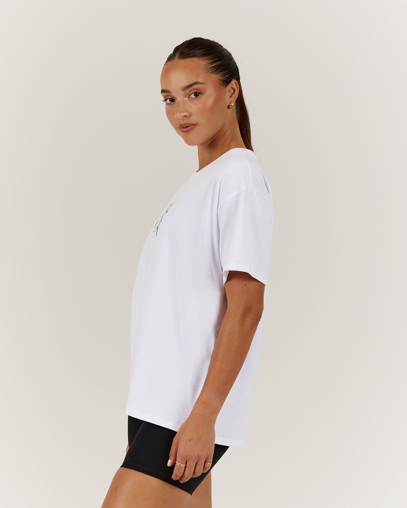 LOOSE TEE MSCR - WHITE