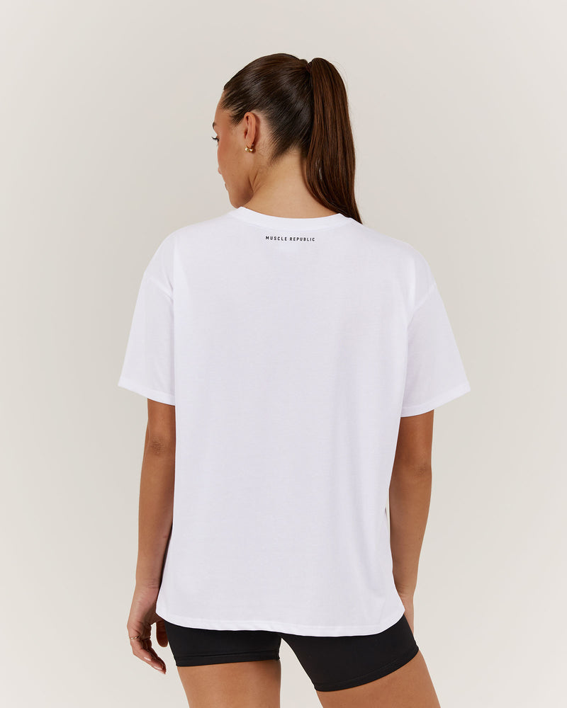 LOOSE TEE MSCR - WHITE