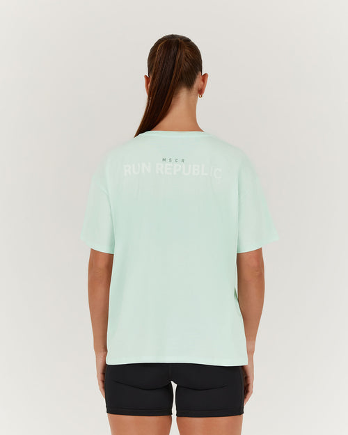 LOOSE TEE RUN REPUBLIC - MINT