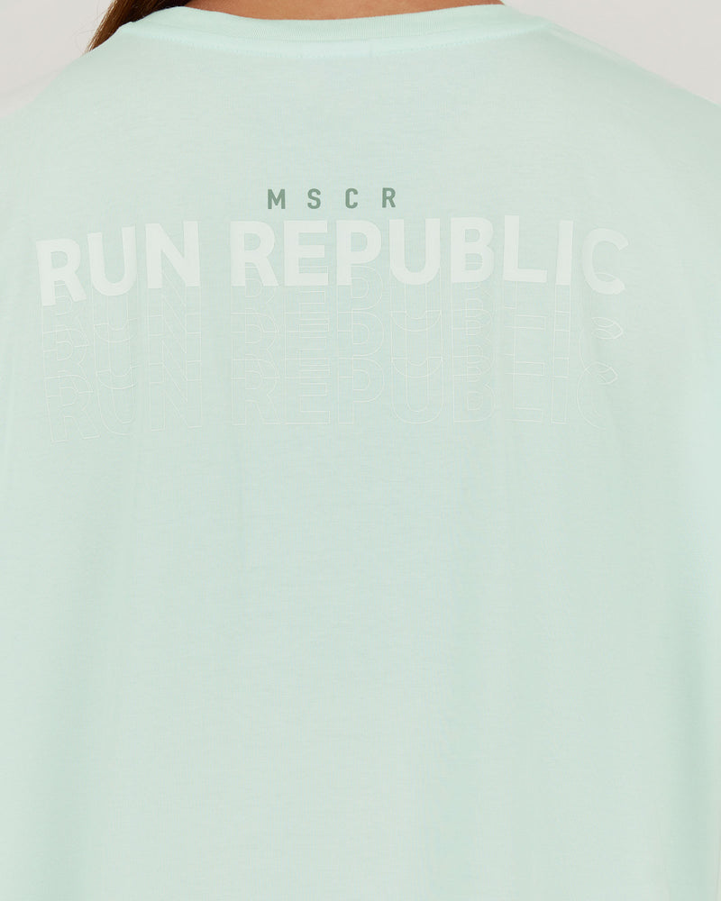 LOOSE TEE RUN REPUBLIC - MINT