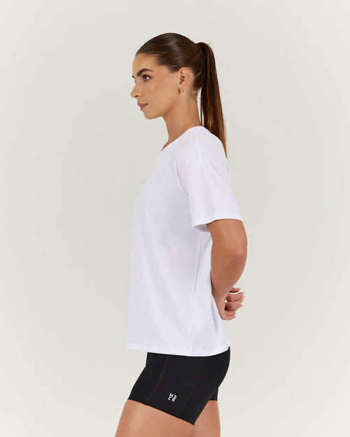 LOOSE TEE RUN REPUBLIC - WHITE