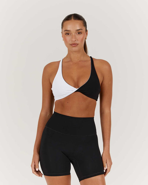 LUXE AMBER BRA - BLACK