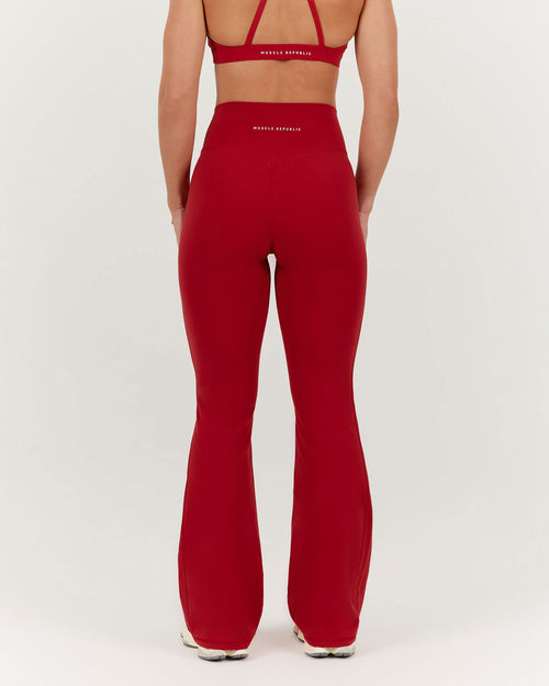 LUXE BELLA FLARES - CHERRY