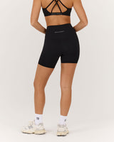 LUXE BIKER SHORTS V2 - BLACK