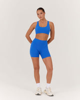 LUXE BIKER SHORTS V2 - COBALT