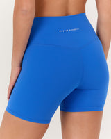 LUXE BIKER SHORTS V2 - COBALT