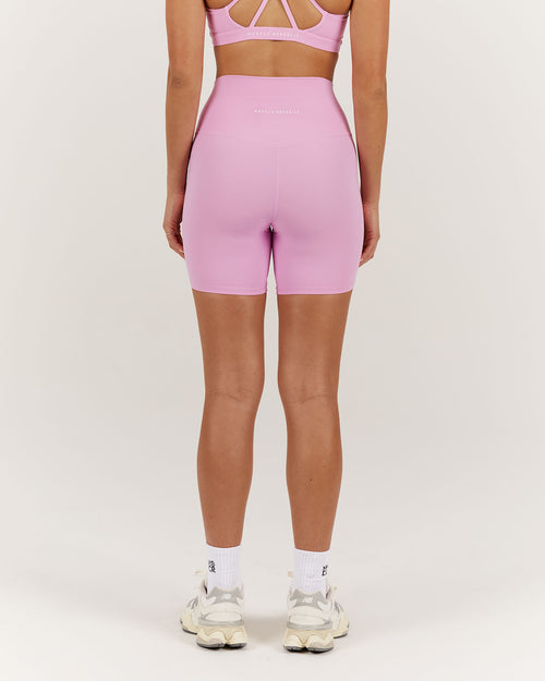 LUXE BIKER SHORTS V2 - GUAVA