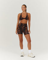 LUXE BIKER SHORTS V2 - CHARLIE BROWN