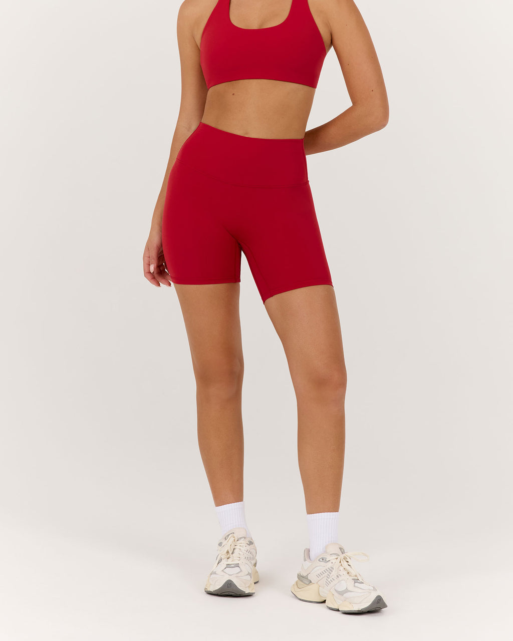 LUXE BIKER SHORTS V2 CHERRY – MUSCLE REPUBLIC