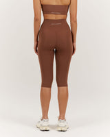 LUXE BRIA CAPRI LEGGING - TOFFEE