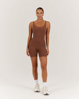 LUXE BROOKE BODYSUIT - TOFFEE