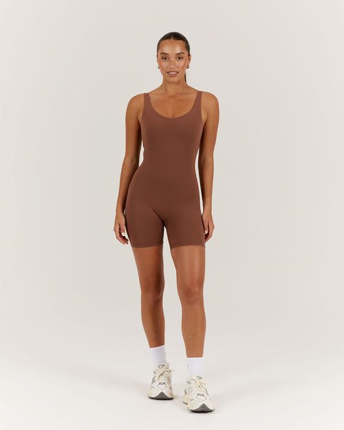 LUXE BROOKE BODYSUIT - TOFFEE