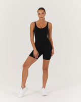 LUXE BROOKE BODYSUIT - BLACK