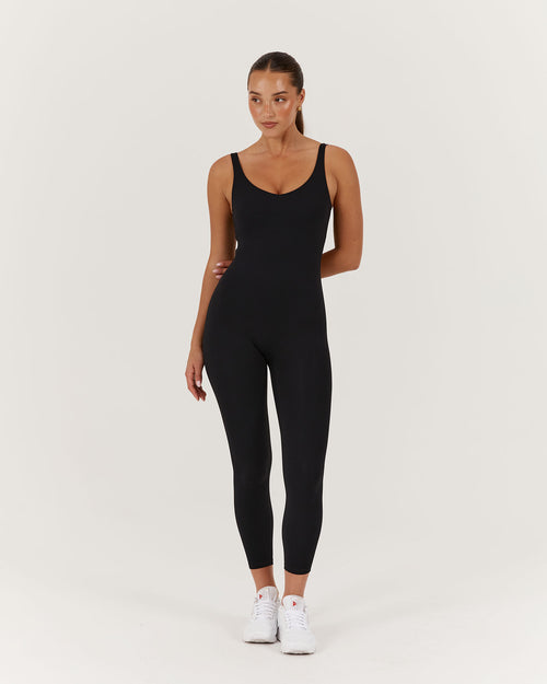 LUXE BROOKE BODYSUIT 24" - BLACK