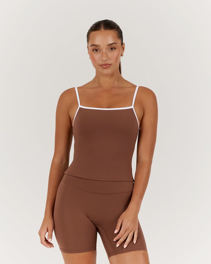 LUXE CHER TOP - TOFFEE