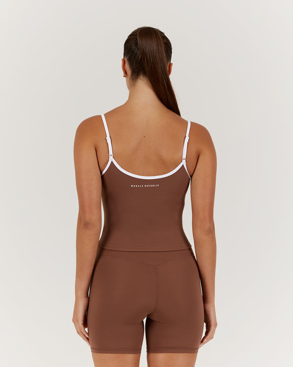 LUXE CHER TOP - TOFFEE