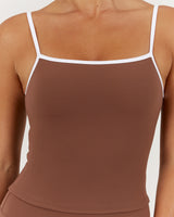 LUXE CHER TOP - TOFFEE