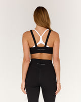 LUXE DARIA BRA - BLACK WHITE