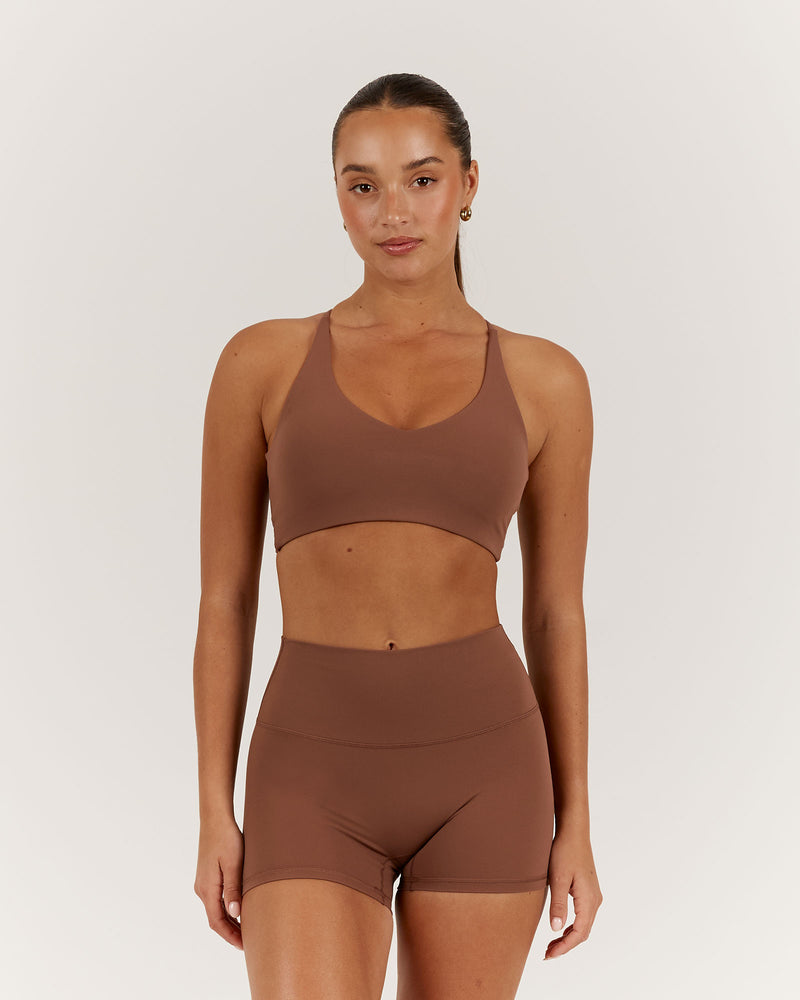 LUXE KELSEY BRA - TOFFEE